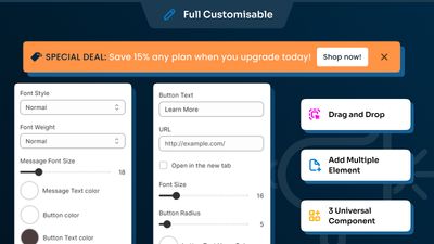 Countdown Bars - Create multiple countdown bars for sales events