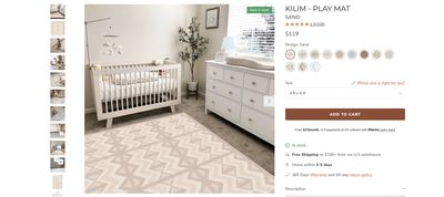 Product Page Desktop - Before Optimisation