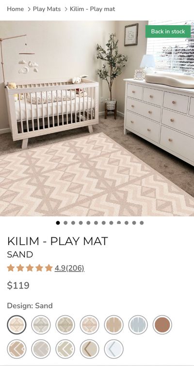 Product Page Mobile - Before Optimisation