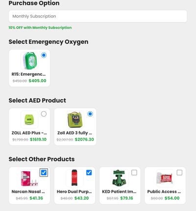 Product Filter Interface