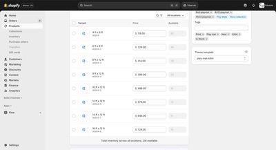 Shopify Flow Run code step handling inventory logic