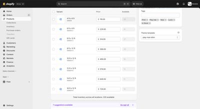 Shopify Flow Admin API inventoryAdjustQuantities mutation