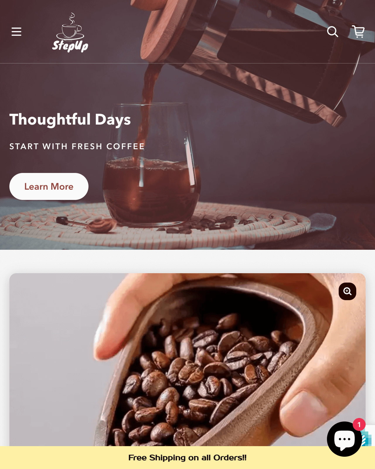 stepup coffee love