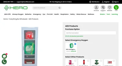 HeroLife Shopify Store Design